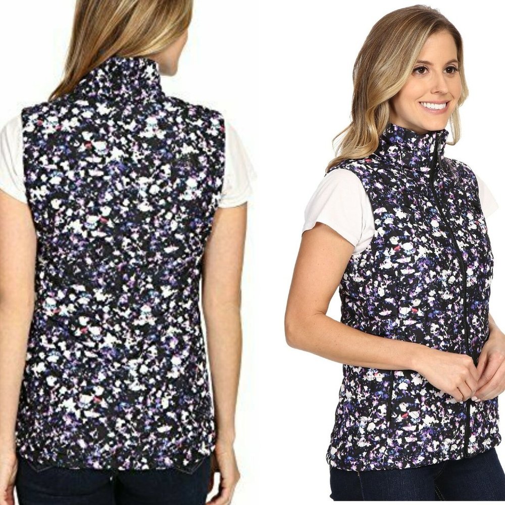 TNF Women's Thermoball Vest Puffer Floral Crystal - Picture 11 of 11